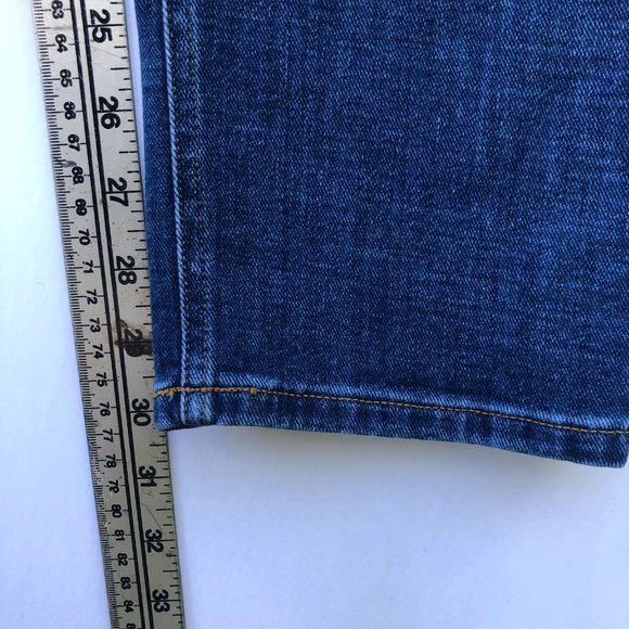 Rag and Bone Dre Low Rise Slim Fit Mid Indigo Boyfriend Jeans Size 28 - Picture 7 of 9